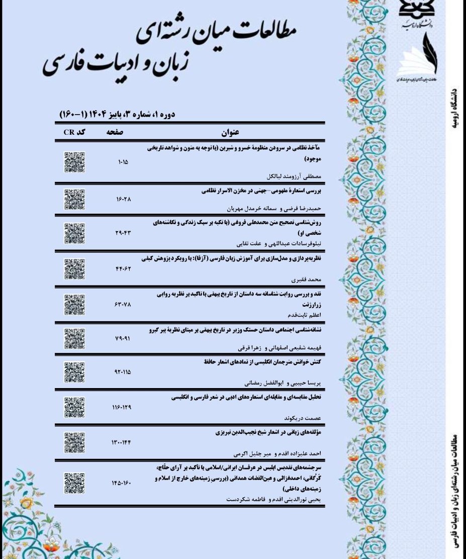 مطالعات میان رشته‌ای زبان و ادبیات فارسی