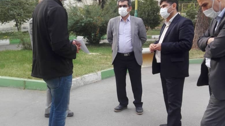 بازدید مدیر و معاون طرح های عمرانی دانشگاه ارومیه از فضای دانشکده ادبیات و علوم انسانی